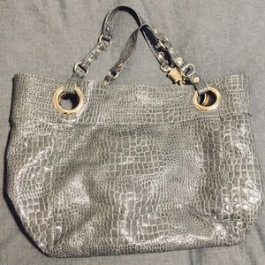 STEVE MADDEN Gray oversized tote bag